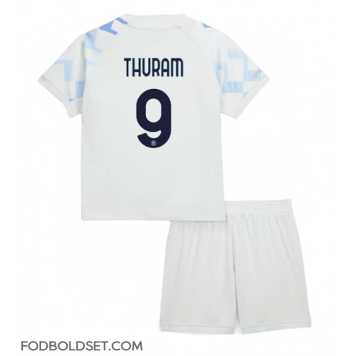 Inter Milan Marcus Thuram #9 Udebane Trøje Børn 2025-26 Kortærmet (+ Korte bukser)
